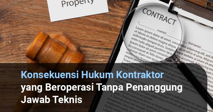 Konsekuensi hukum Kontraktor